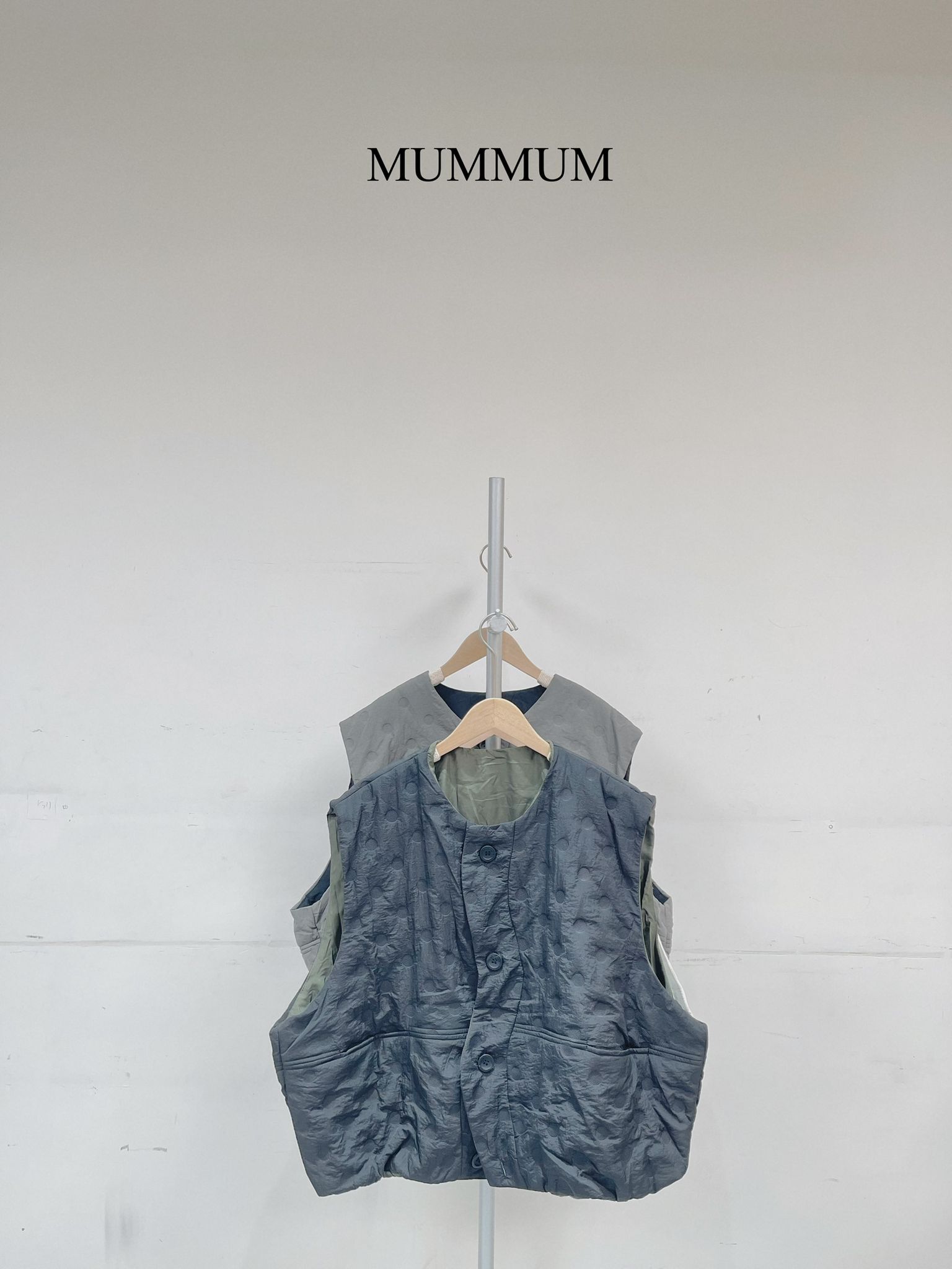 0212711a波波點棉背心外套 56/50/22