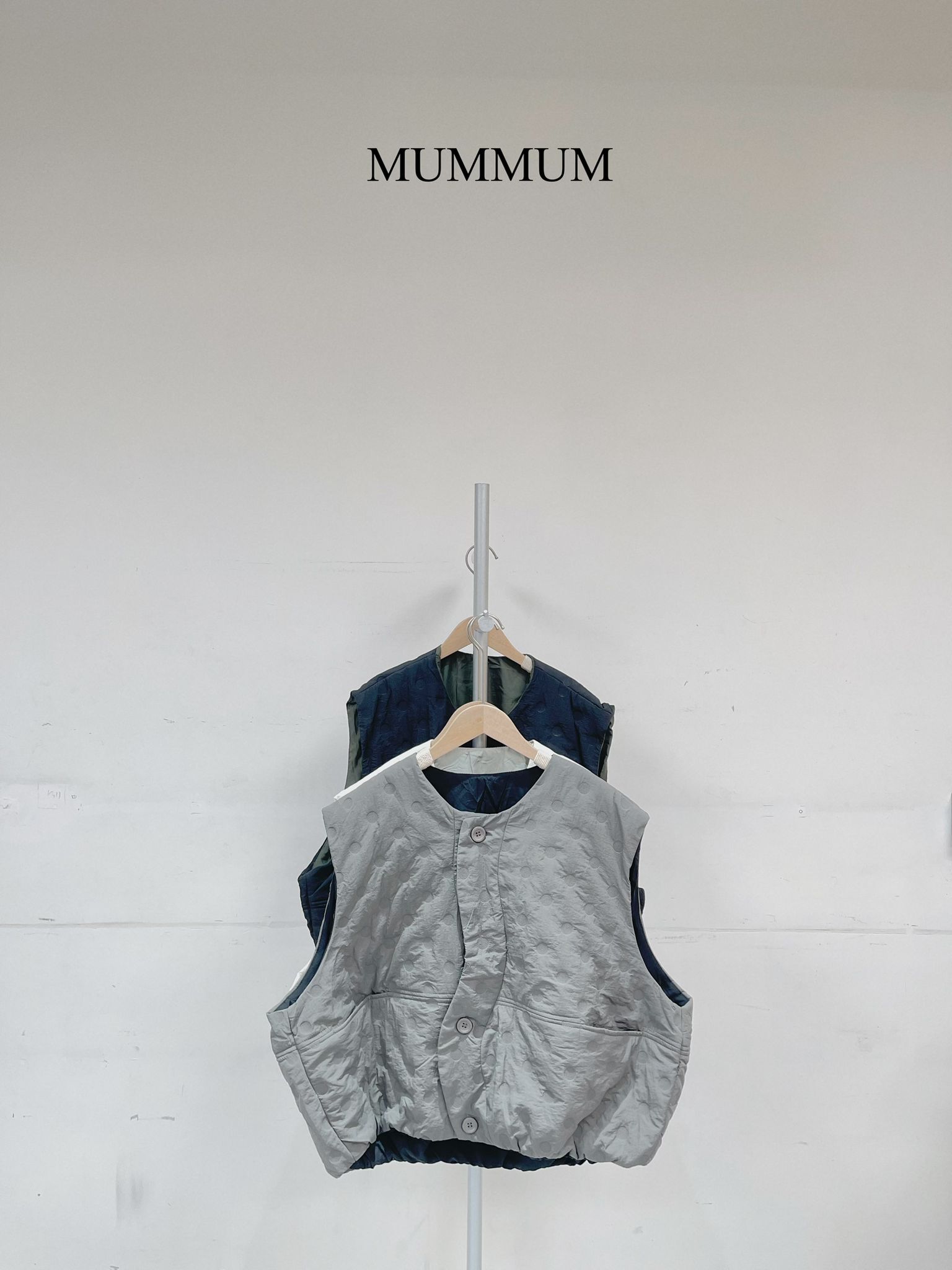 0212711a波波點棉背心外套 56/50/22