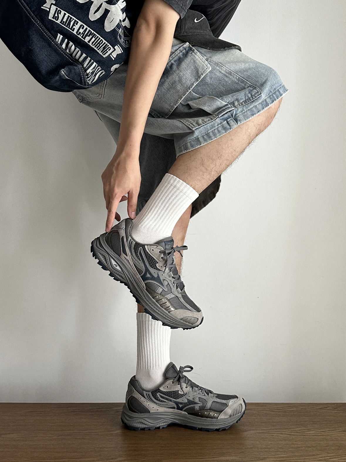 Mizuno Racer ADV 炭灰 銀灰 復古 男女同款D1GH241204