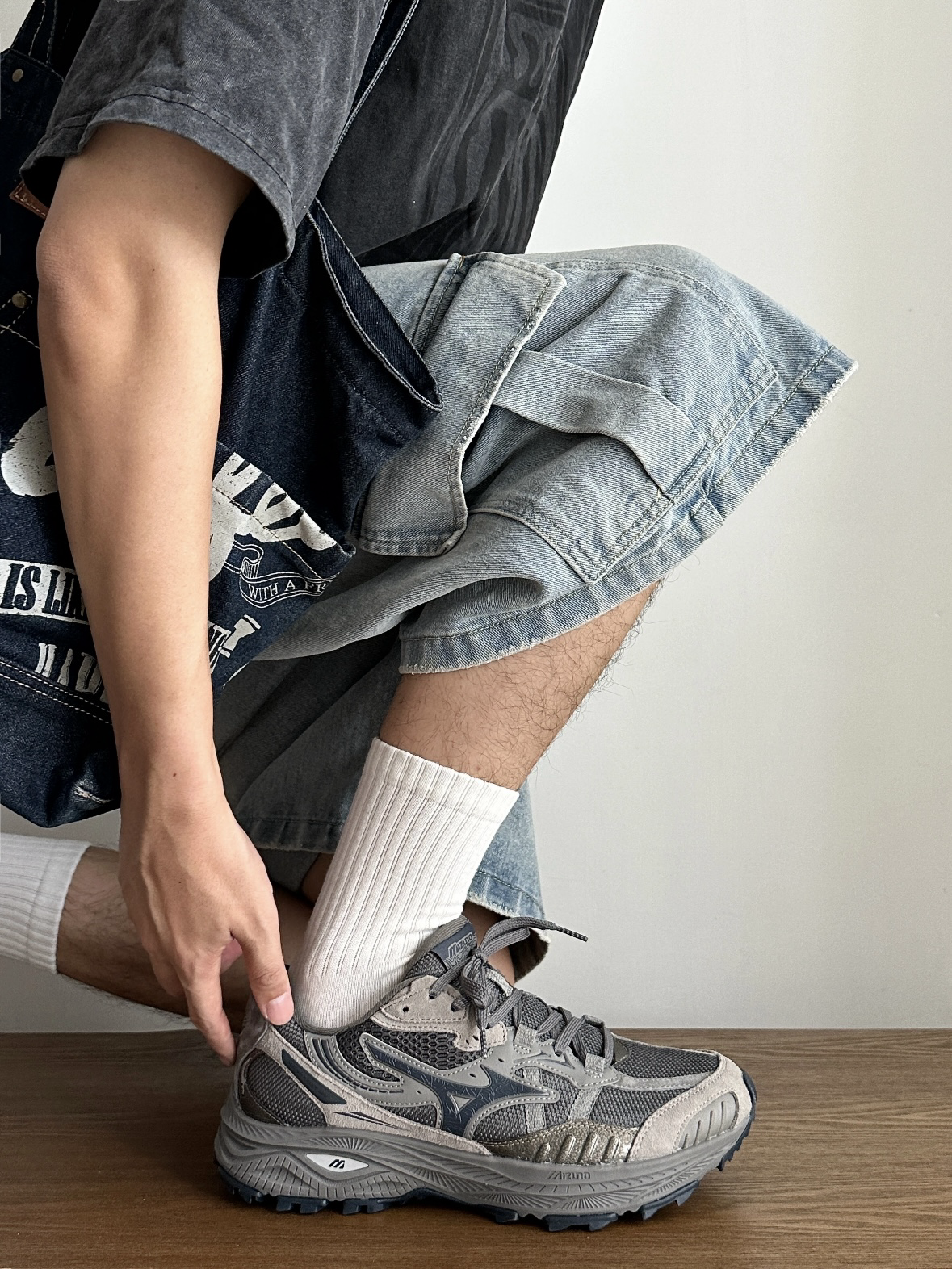 Mizuno Racer ADV 炭灰 銀灰 復古 男女同款D1GH241204