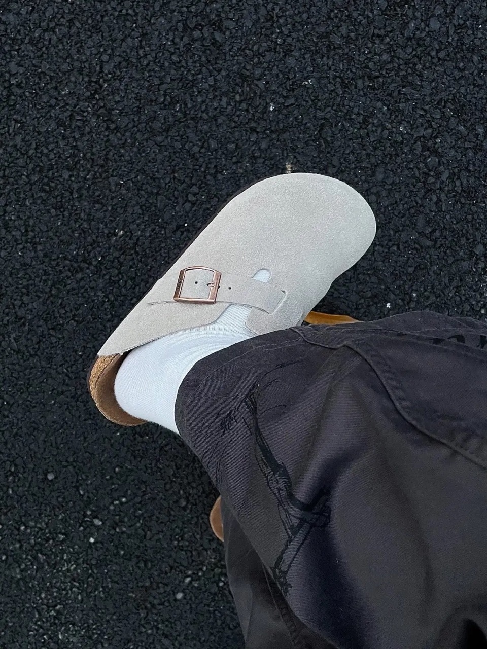 JEEP 吉普 勃肯鞋 拖鞋 懶人鞋 麂皮 大地色系 微厚底 軟木底 男女鞋 / 預購