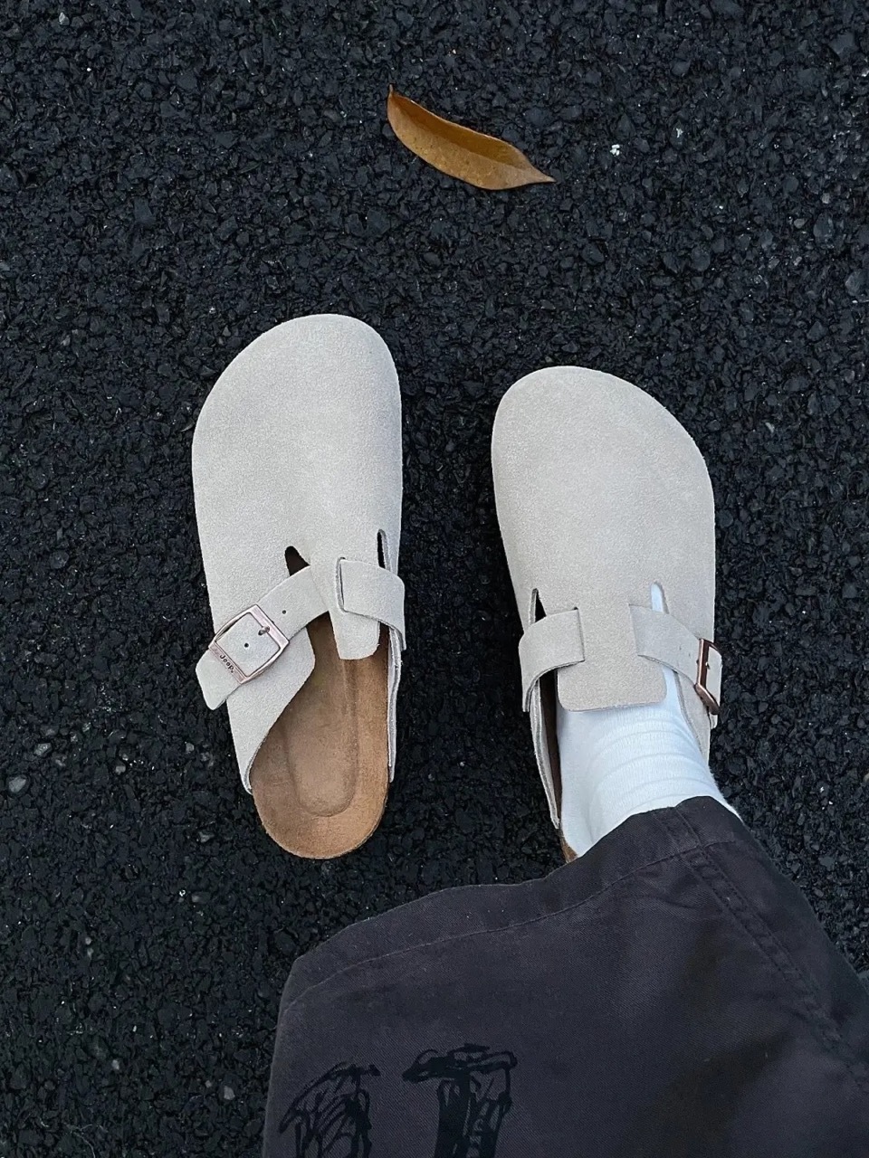 JEEP 吉普 勃肯鞋 拖鞋 懶人鞋 麂皮 大地色系 微厚底 軟木底 男女鞋 / 預購