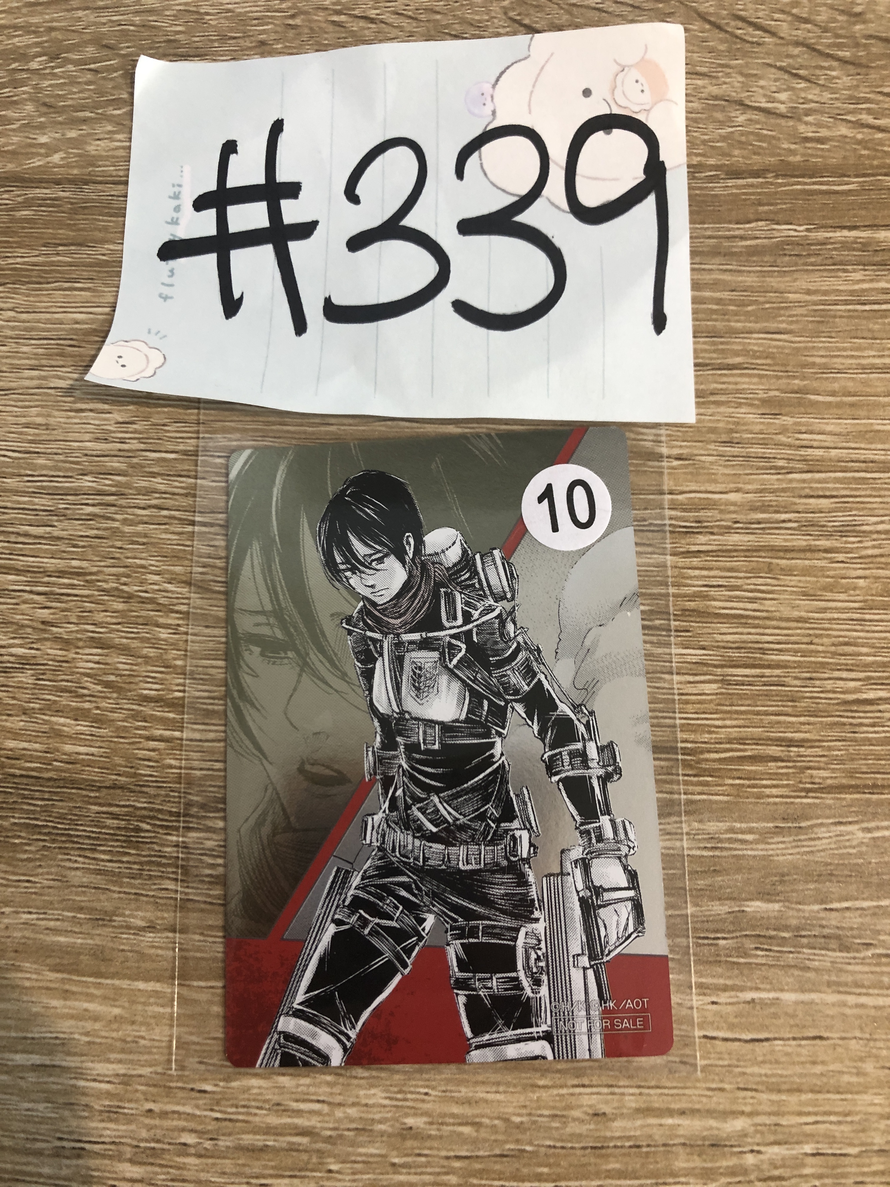 進擊的巨人  MIKASA  小卡#339