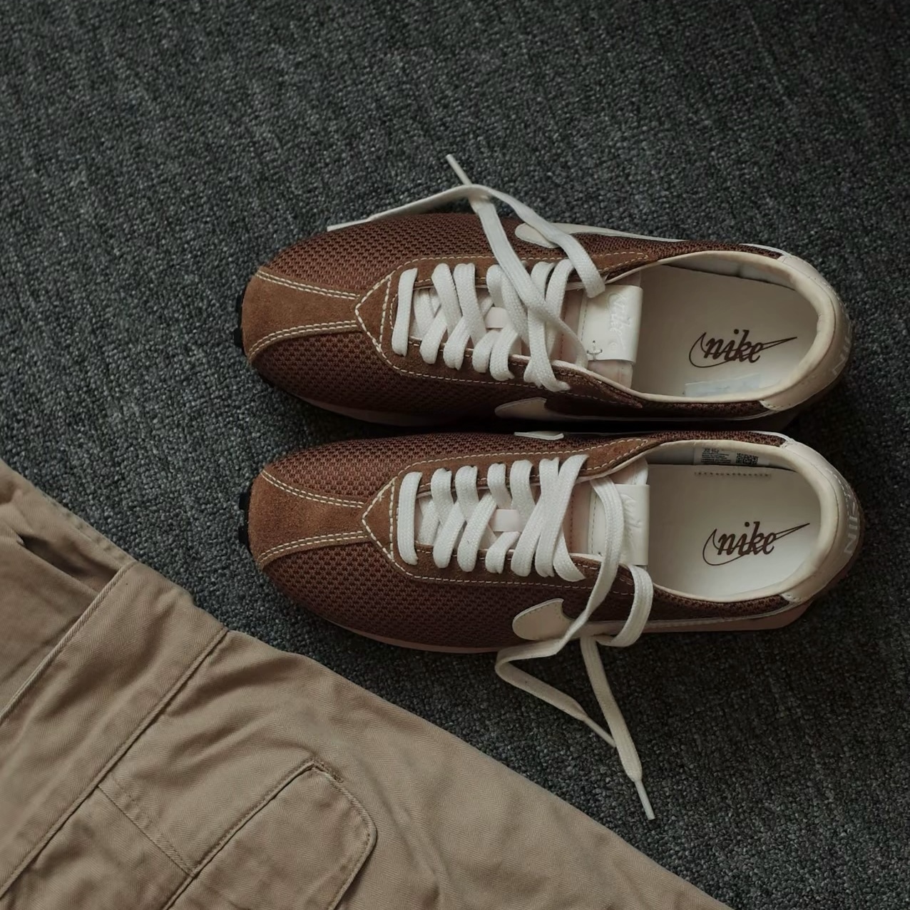 NIKE LD-1000 咖啡 卡其 奶茶棕 麂皮 網布 休閒 復古 男鞋 IB8868-222