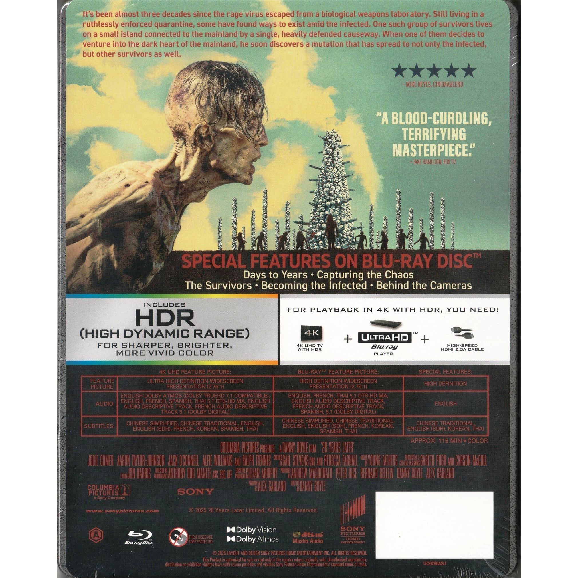28年後 (2025) (鐵盒裝) (4K Ultra HD + Blu-ray)