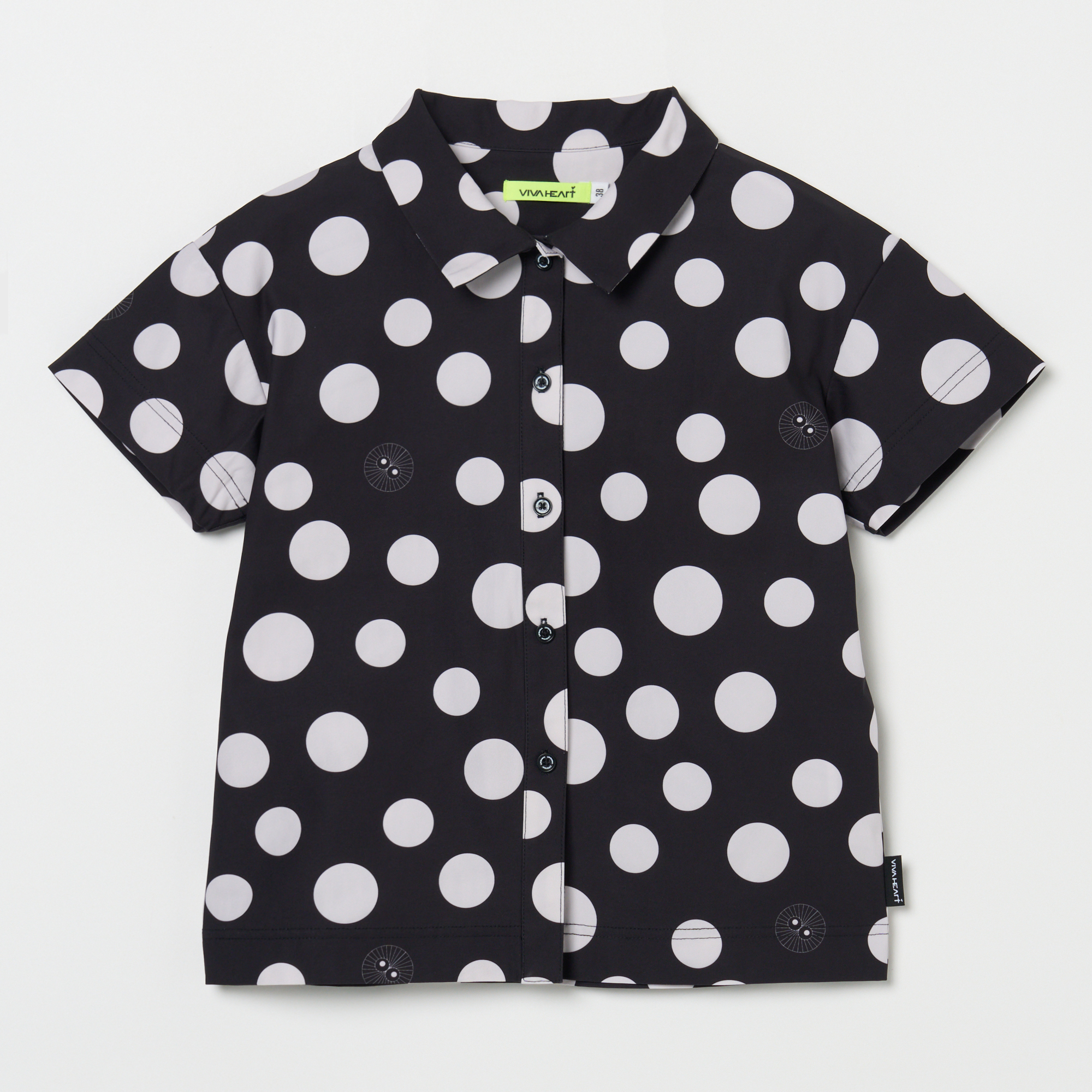 女士-MUSÉE圓點滿版寬版短袖