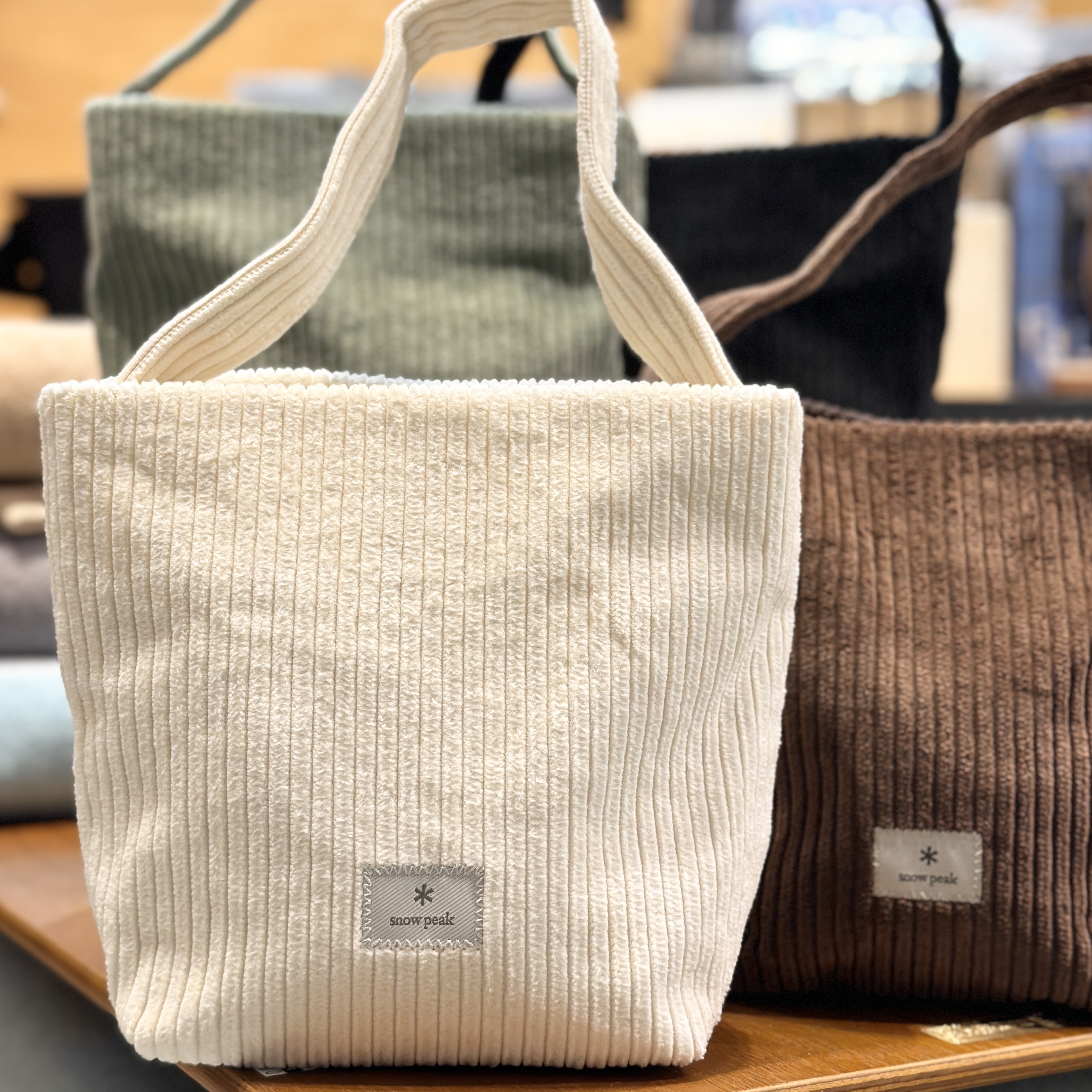 【現貨】snow peak Corduroy Mini Tote Bag 迷你 燈芯絨 小托特包 包包 S25FWFTB62
