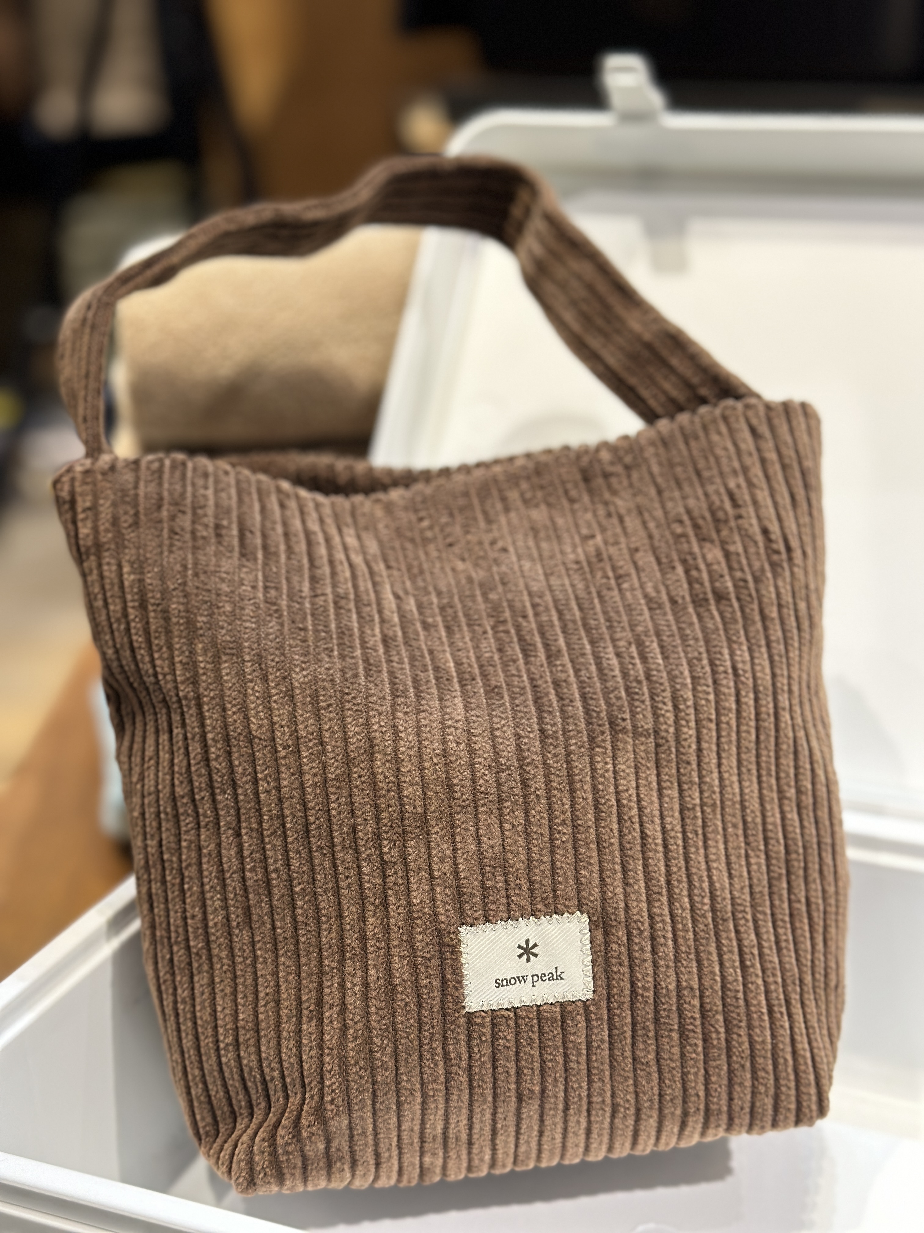【現貨】snow peak Corduroy Mini Tote Bag 迷你 燈芯絨 小托特包 包包 S25FWFTB62