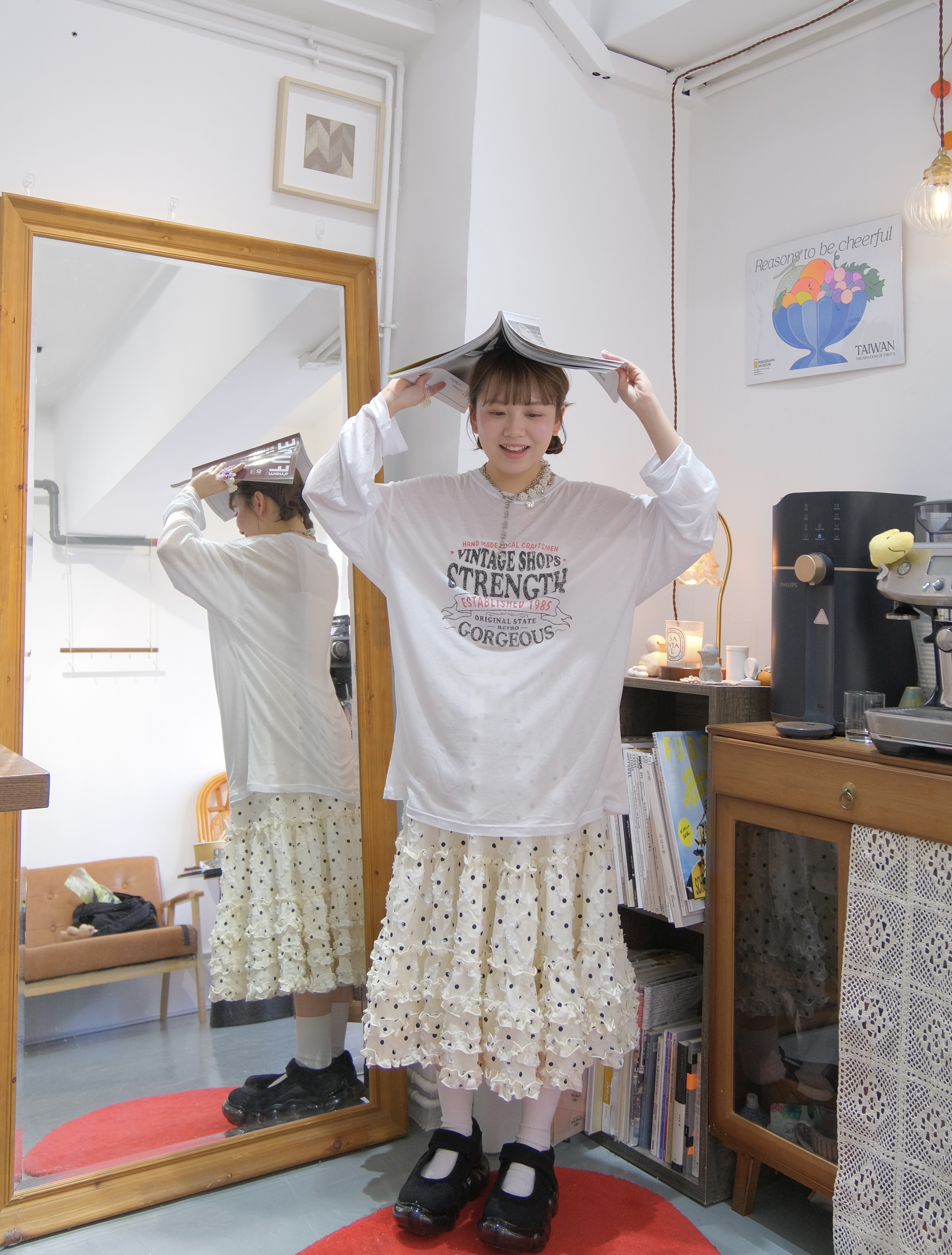 超親膚質料Vintage top