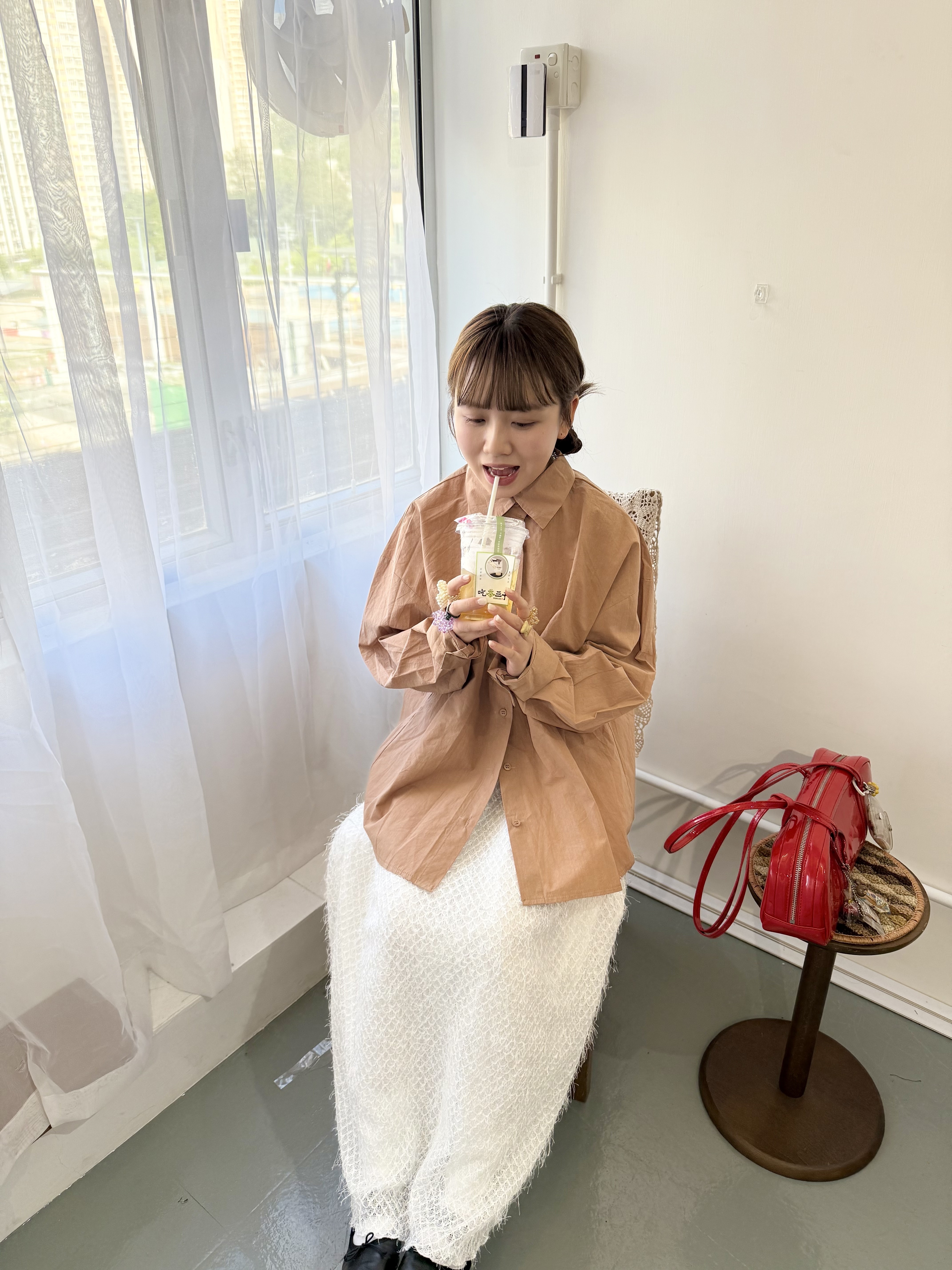 女生版型！colourful Shirt