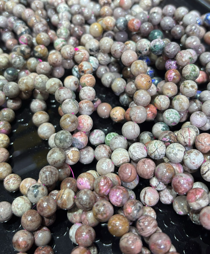 250927 - C24 8mm+玉化彩花舒俱萊手串