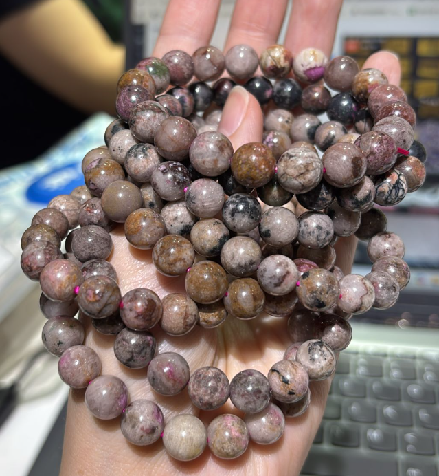 250927 - C25 9mm+玉化彩花舒俱萊手串