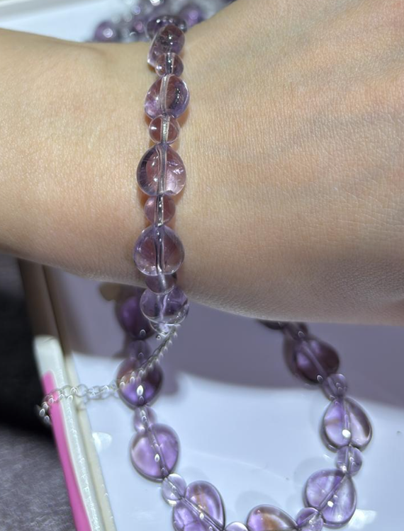 250927 - C44 愛心切割紫黃晶手鏈