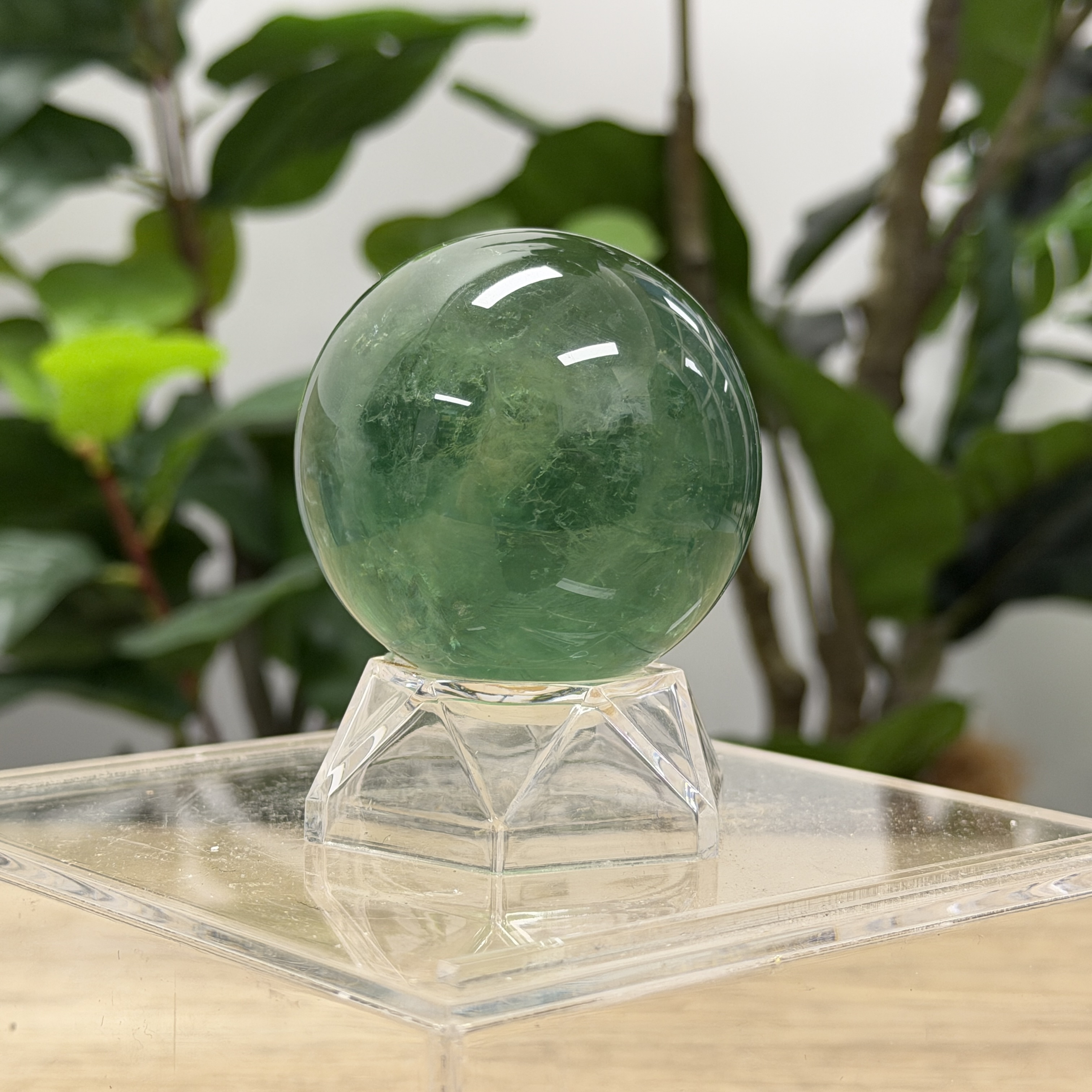 綠螢石球 6cm FF1276