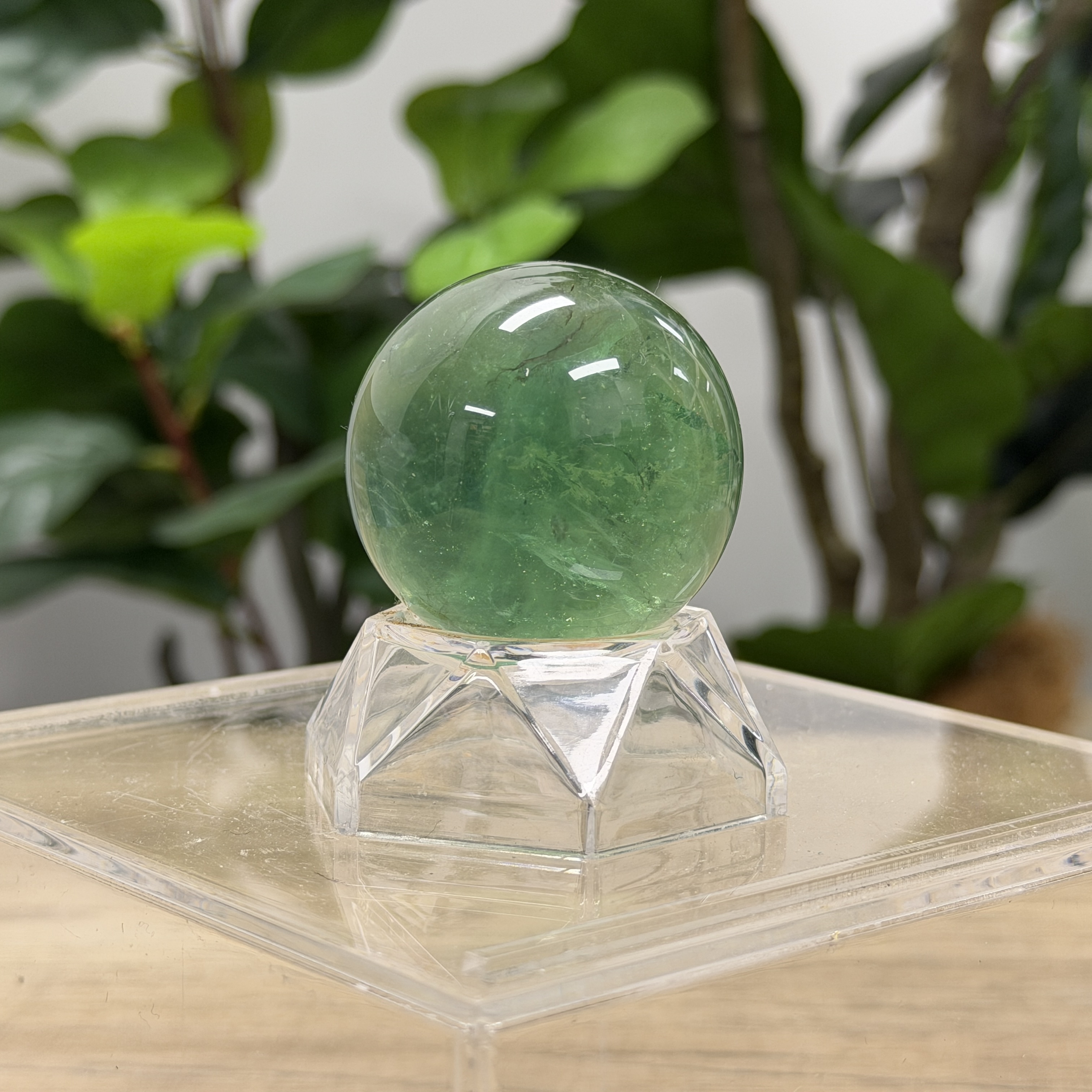 綠螢石球 4.5cm FF1280