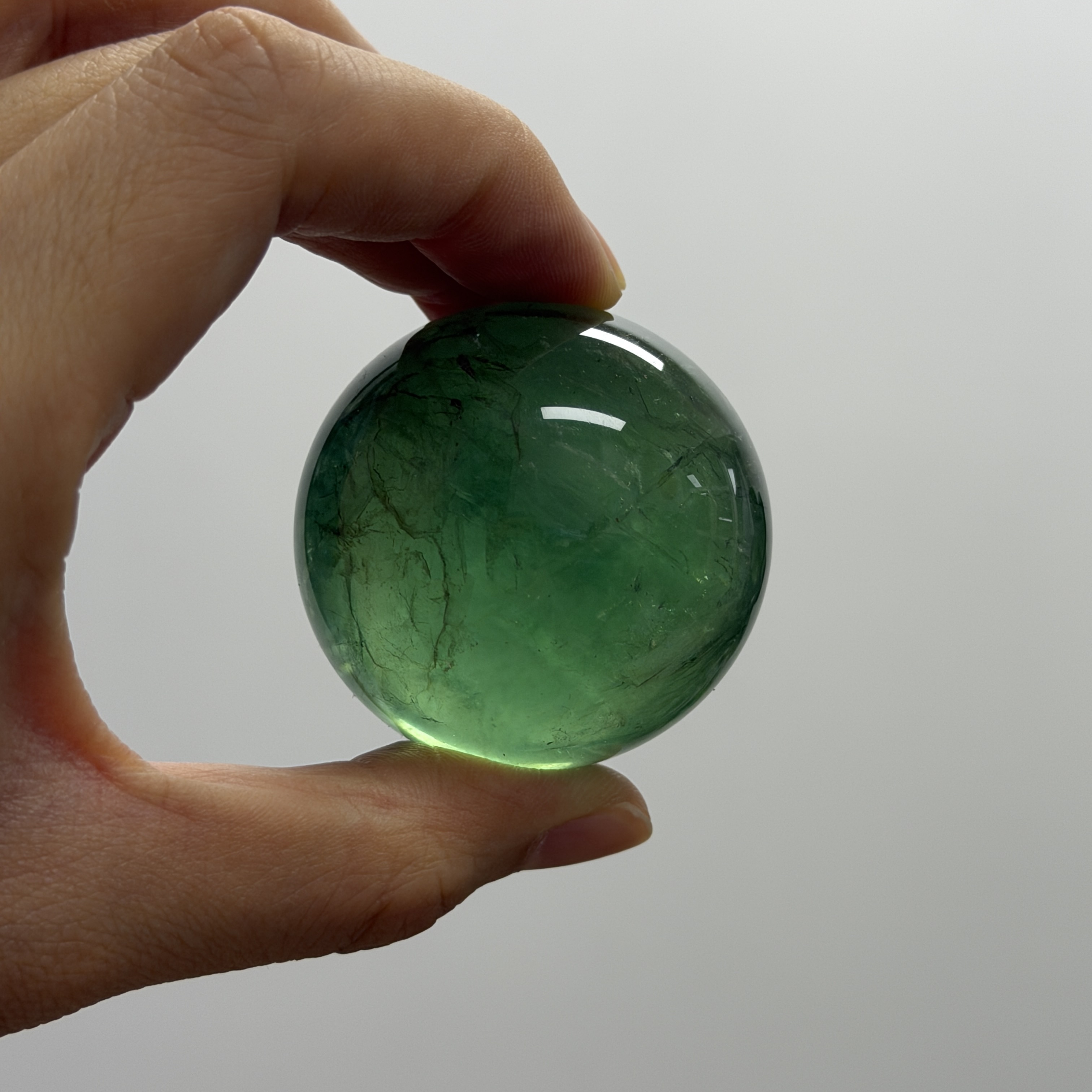 綠螢石球 4.5cm FF1280