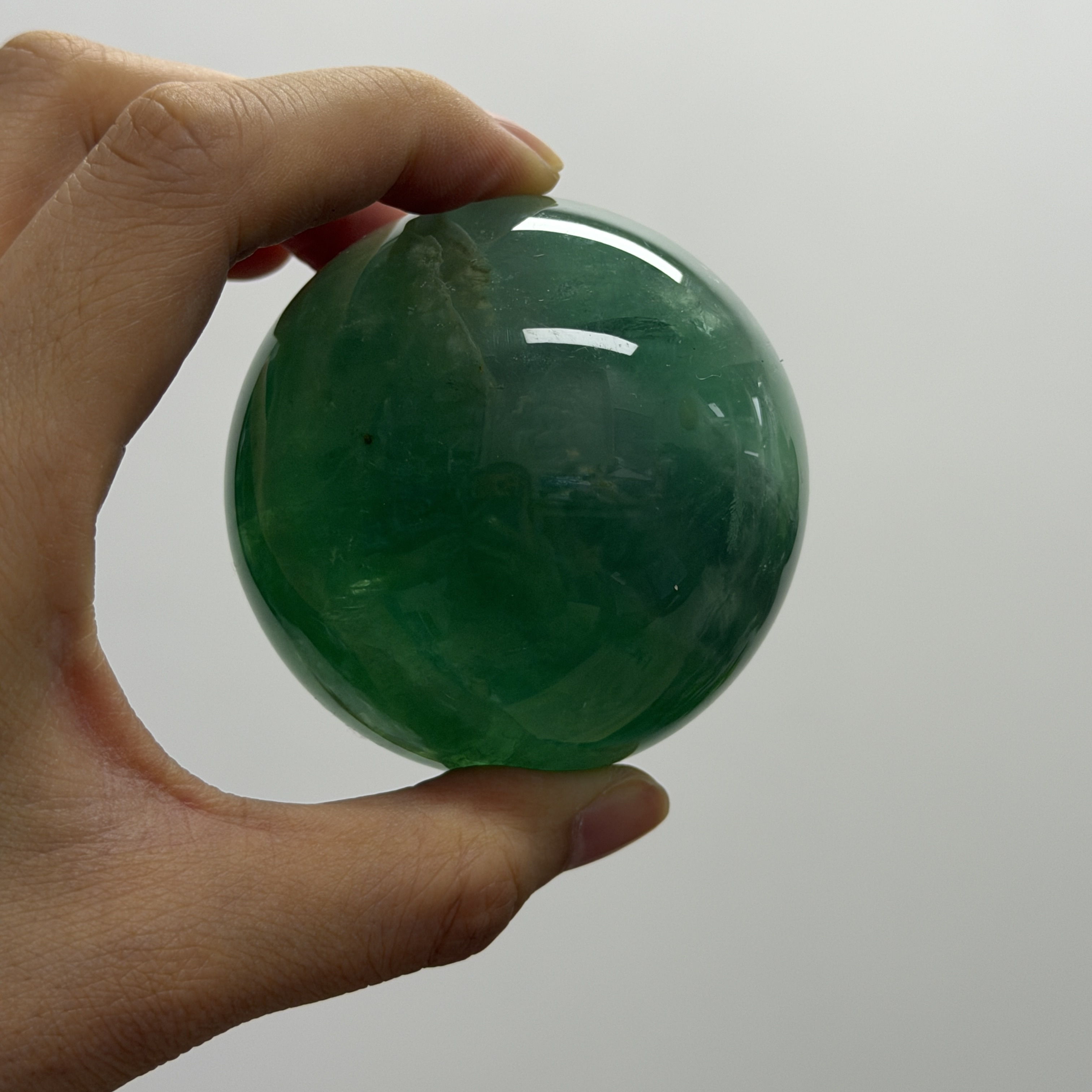 綠螢石球 6.3cm FF1282