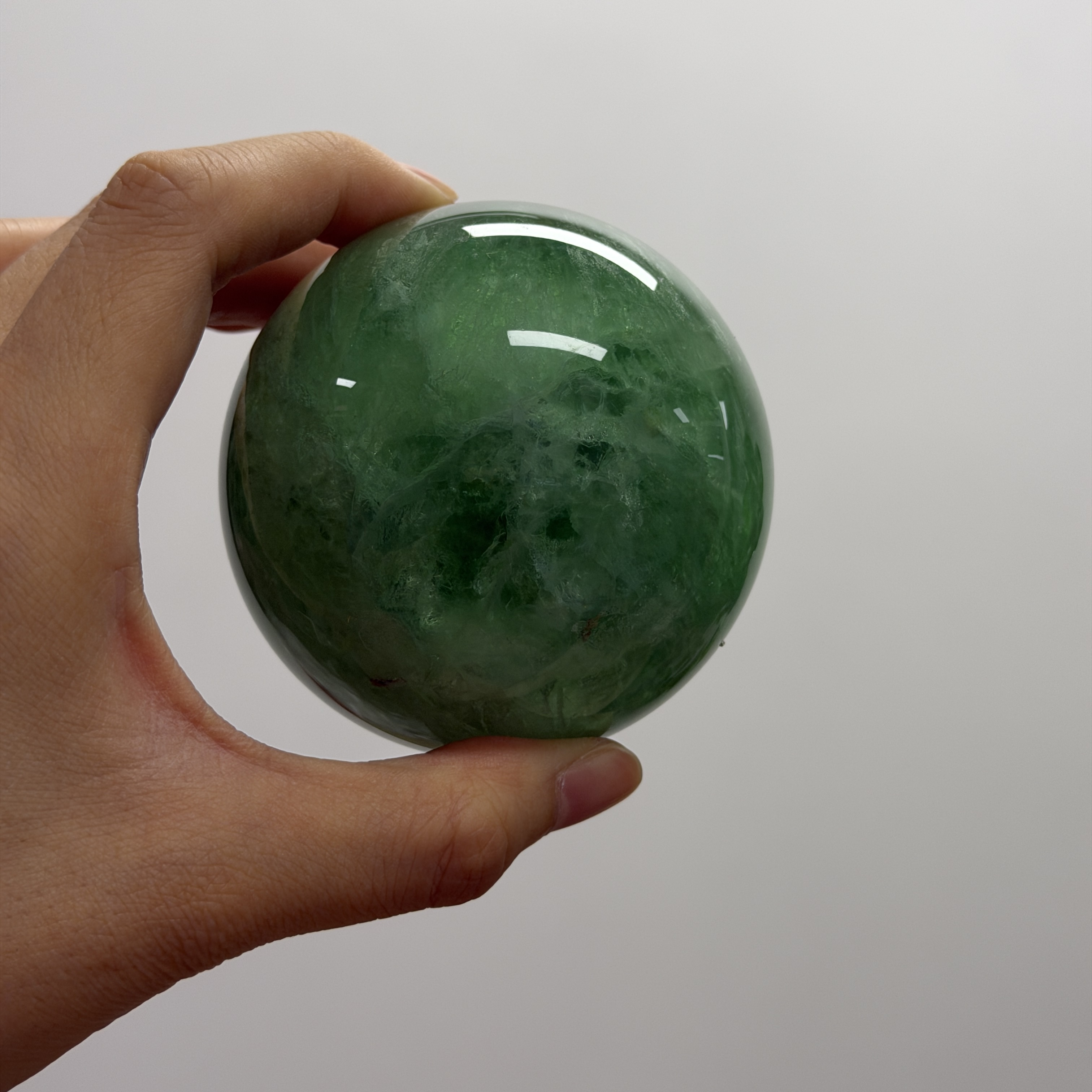 綠螢石球 7.3cm FF1283