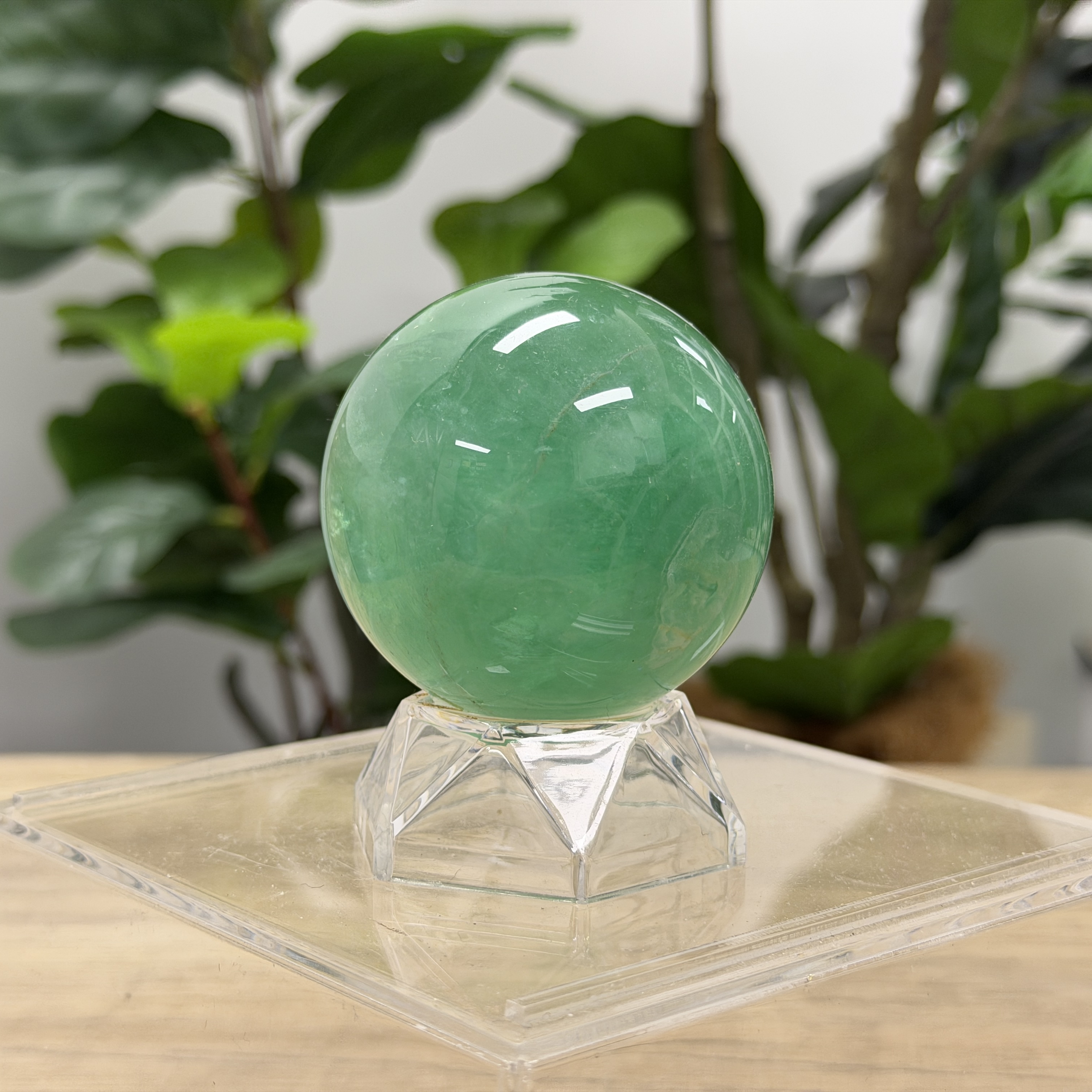 綠螢石球 6.3cm FF1284