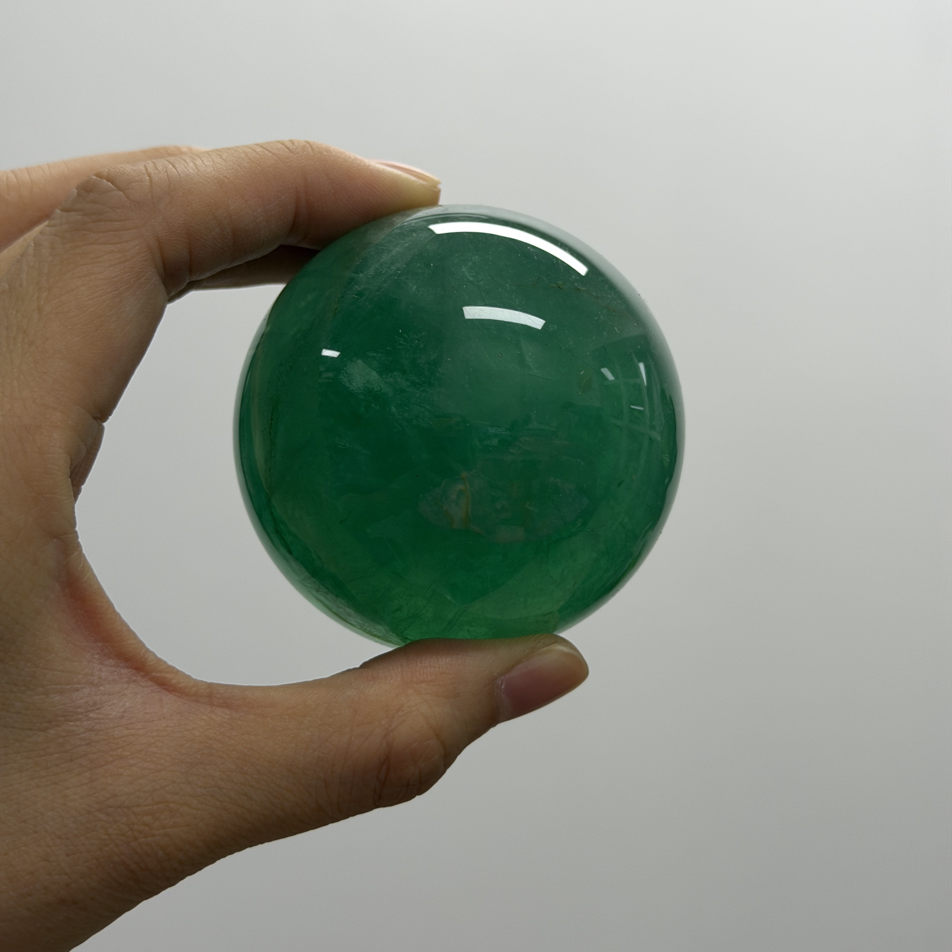 綠螢石球 6.3cm FF1284
