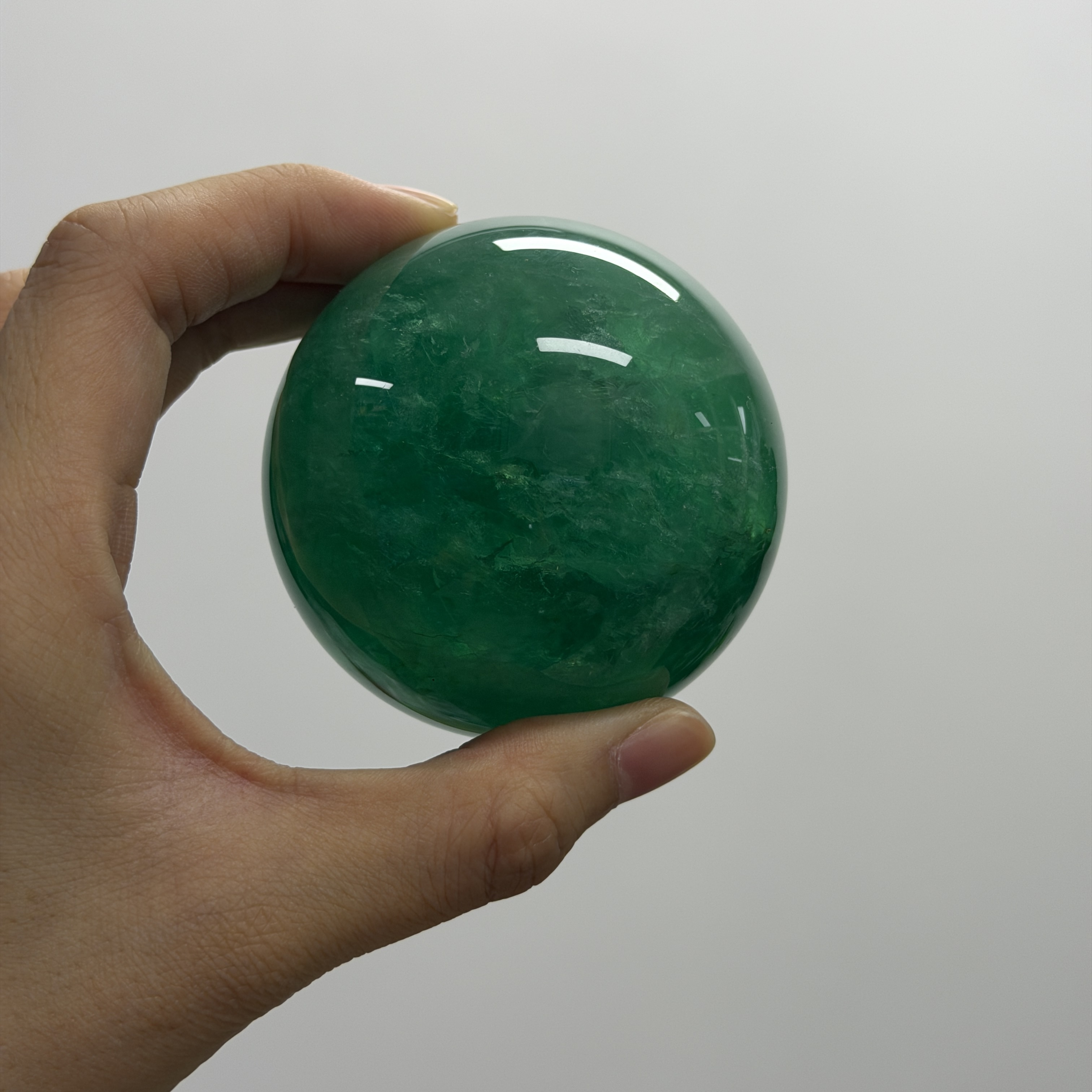 綠螢石球 6.5cm FF1285