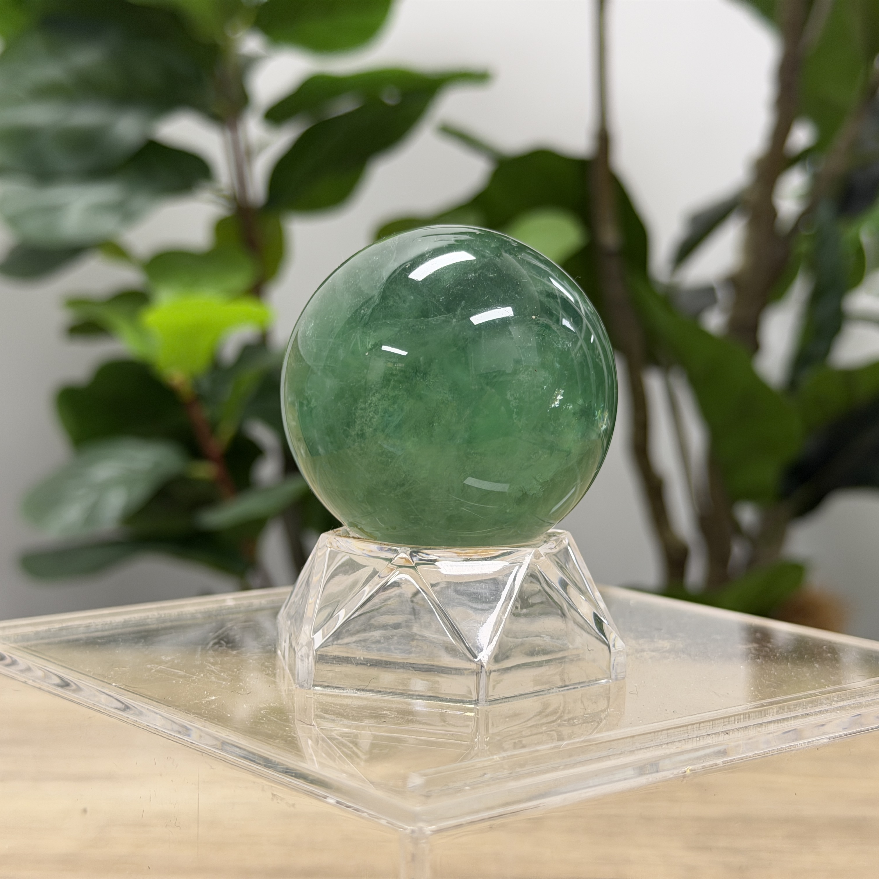 綠螢石球 5.3cm FF1286