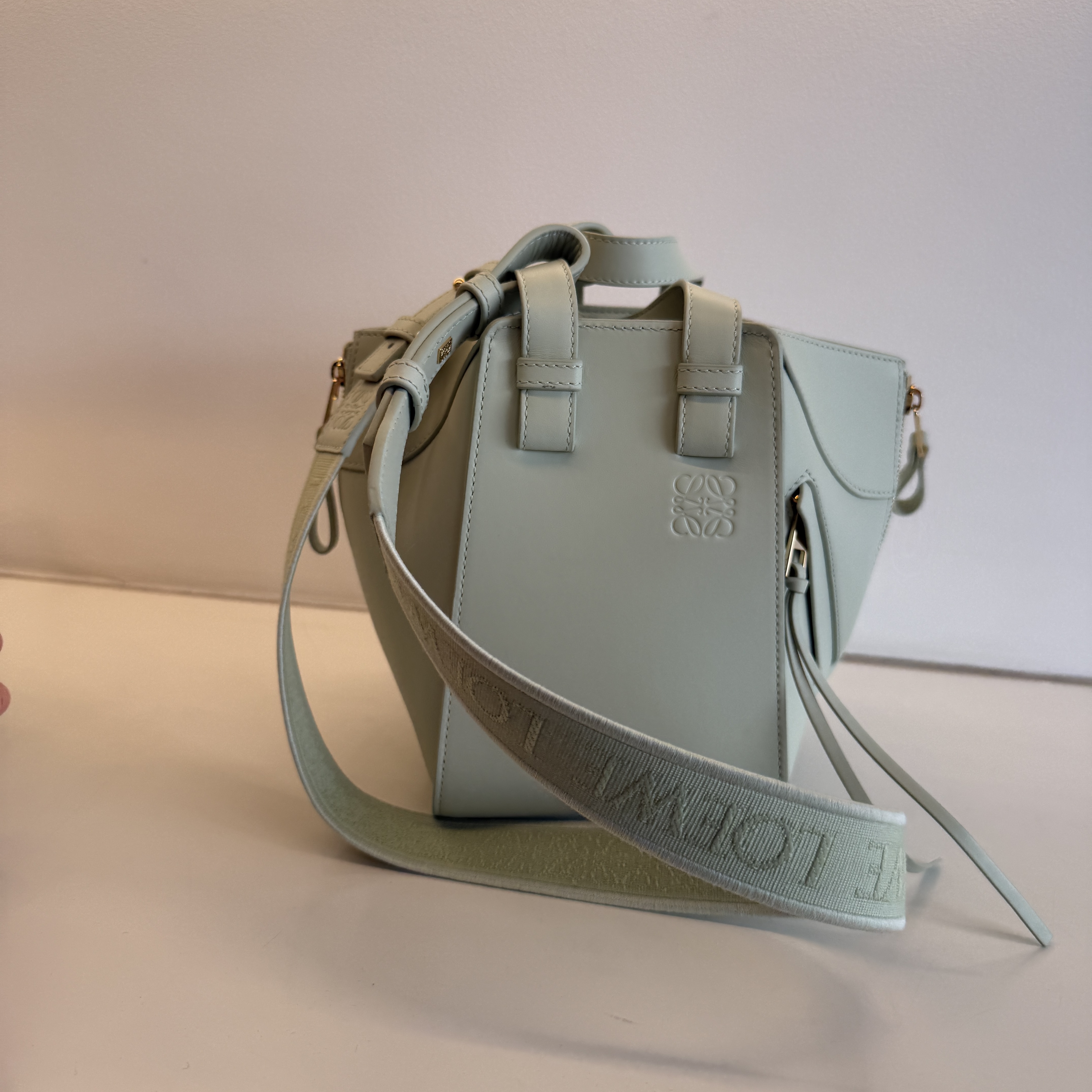 Loewe Hammock compact bag spring jade