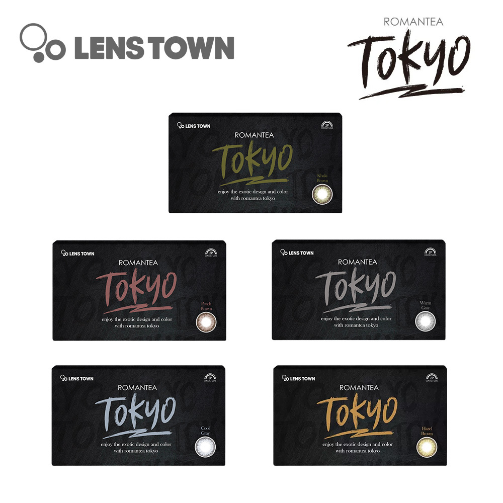 Lenstown Romantea Tokyo 1 Month 美瞳 彩色 月拋 隱形眼鏡 2片