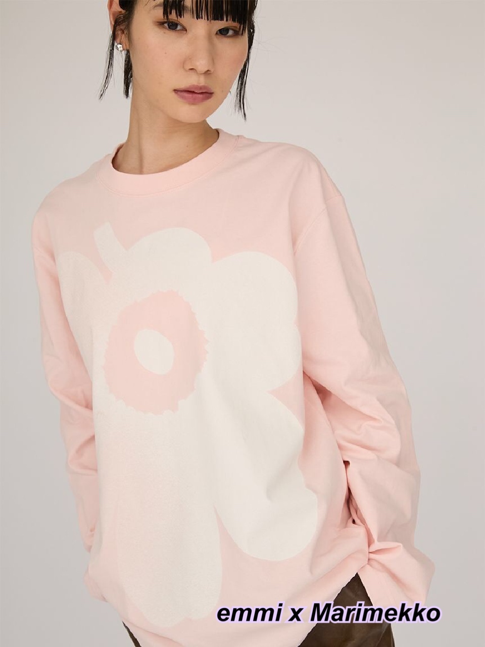 emmi x Marimekko 日本限定粉紅色系列