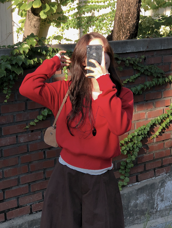 早秋預訂｜日常V領針織衫