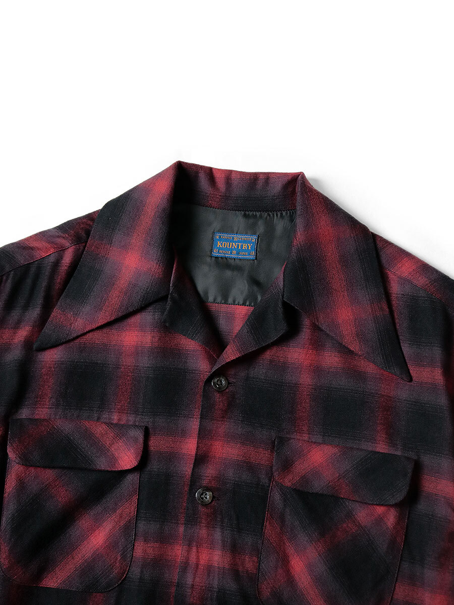 KAPITAL COTTON RAYON SHADOW CHECK SHIRT L/S - PRE ORDER ITEM (預訂中)