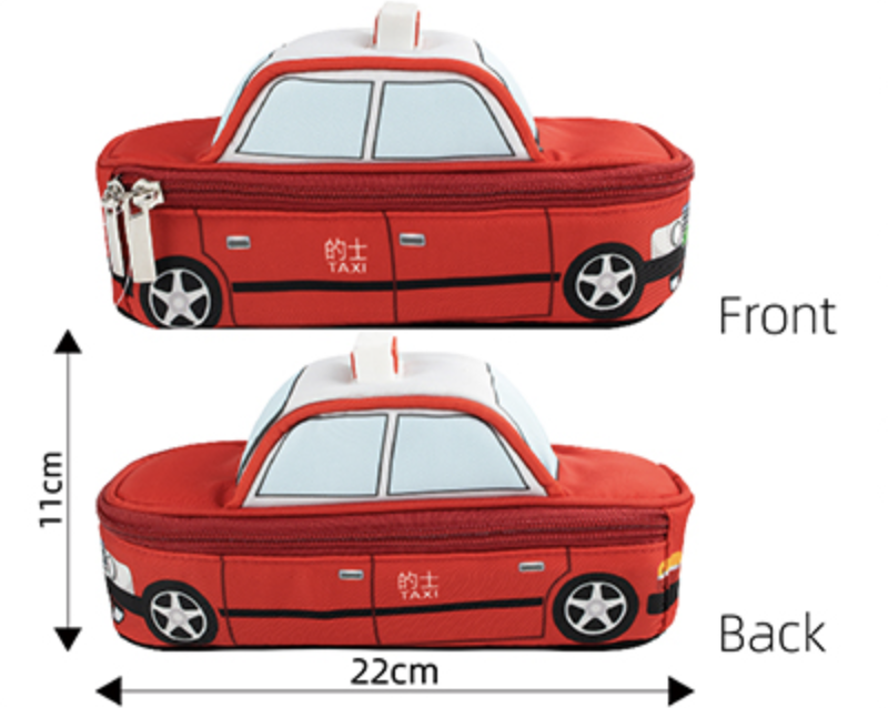 交通工具 紅色的士 筆袋 SV08213A