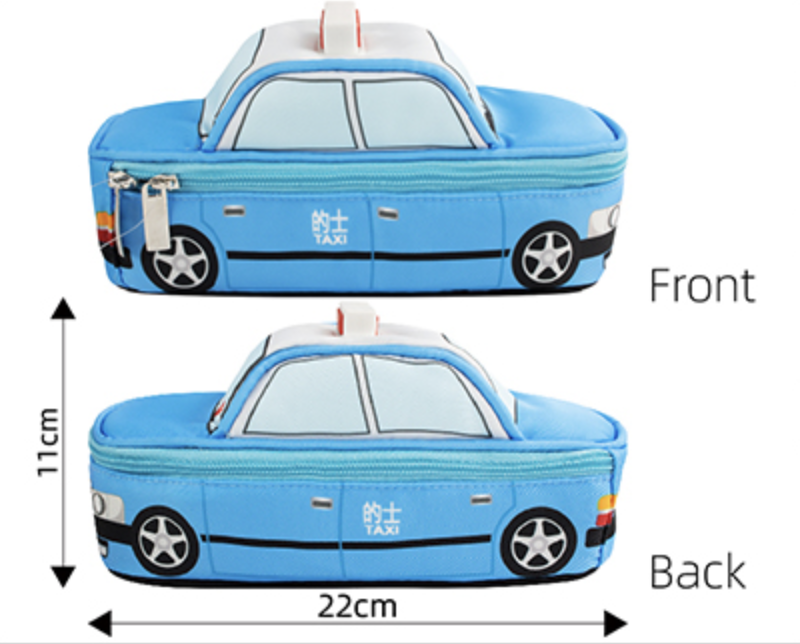 交通工具 藍色的士 筆袋 SV08213C