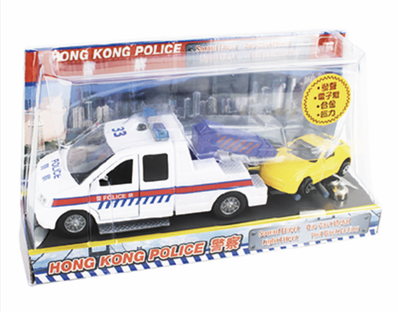 香港公共交通工具-警車拖車仔 SJ055