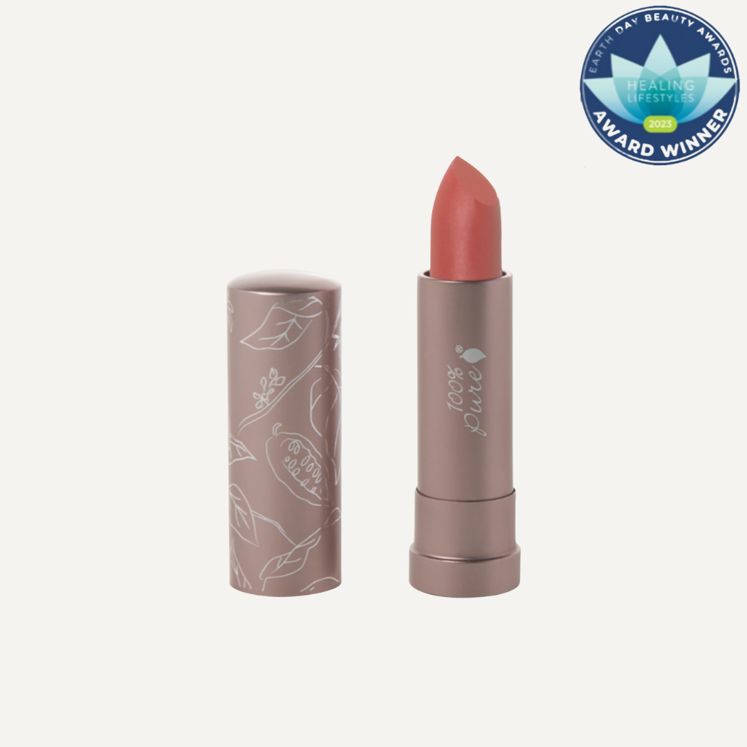 100% Pure 可可脂半啞光唇膏