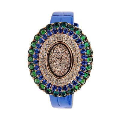 Crisathena Peacock Collection CT-CP18N-CBGBW-RG 購買手表贈送表带（價值$880）-M