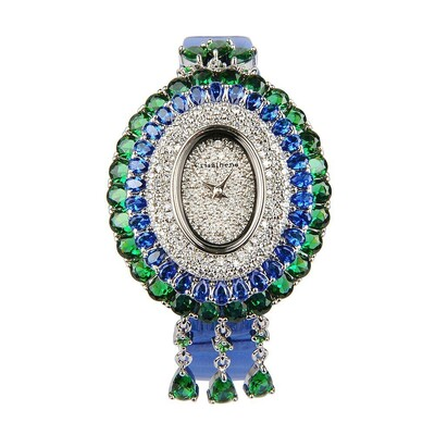 Crisathena Peacock Collection CT-CPS17N-CBGBW-WG 購買手表贈送表带（價值$880）-M