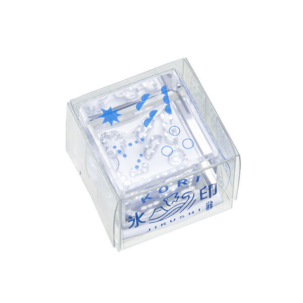 HITOTOKI 透明印章 單個 小尺寸 幾何2｜KING JIM 日本