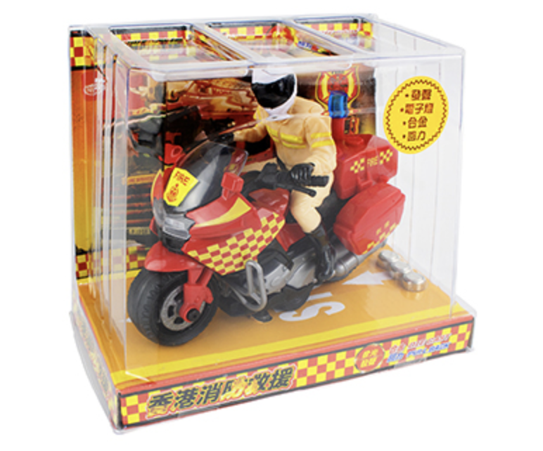 香港公共交通工具-透明盒 救護電單車 SJ117C