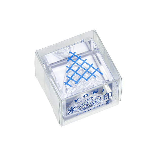 HITOTOKI 透明印章 單個 小尺寸 三角形｜KING JIM 日本