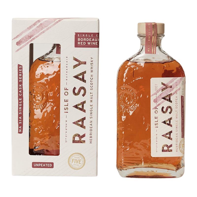Isle of Raasay Single Cask Unpeated Red Wine Cask Na Si