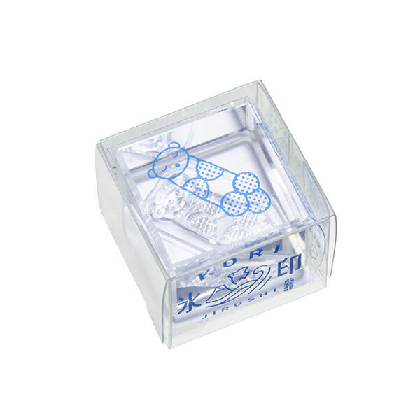 HITOTOKI 透明印章 單個 小尺寸 海獺｜KING JIM 日本