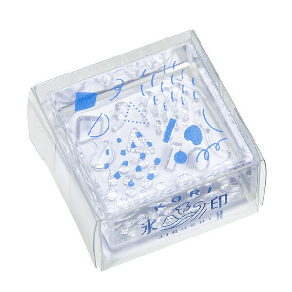 HITOTOKI 透明印章 單個 大尺寸 幾何零件｜KING JIM 日本