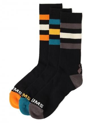 CHUMS - 男女裝3P BOOBY MEDIUM SOCKS襪子(3對) CH06-1129