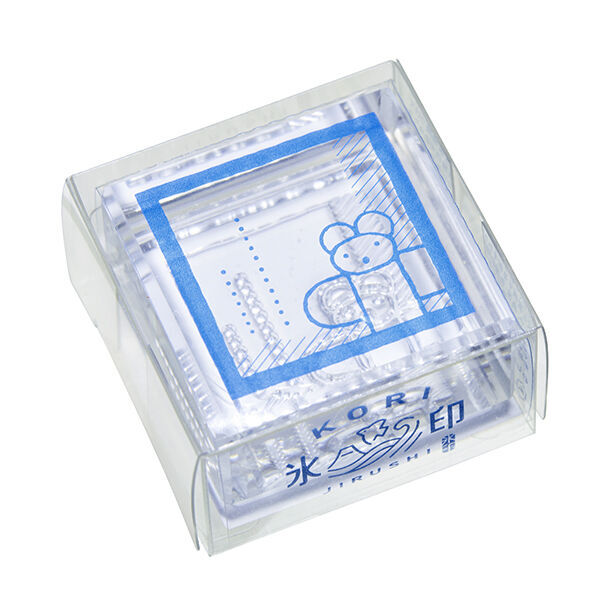 HITOTOKI 透明印章 單個 大尺寸 窗邊小熊｜KING JIM 日本