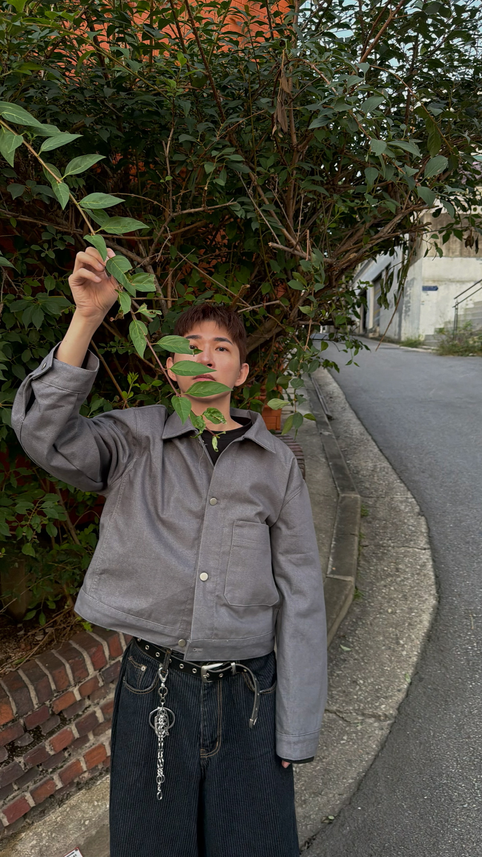 短版俐落單寧外套🫶