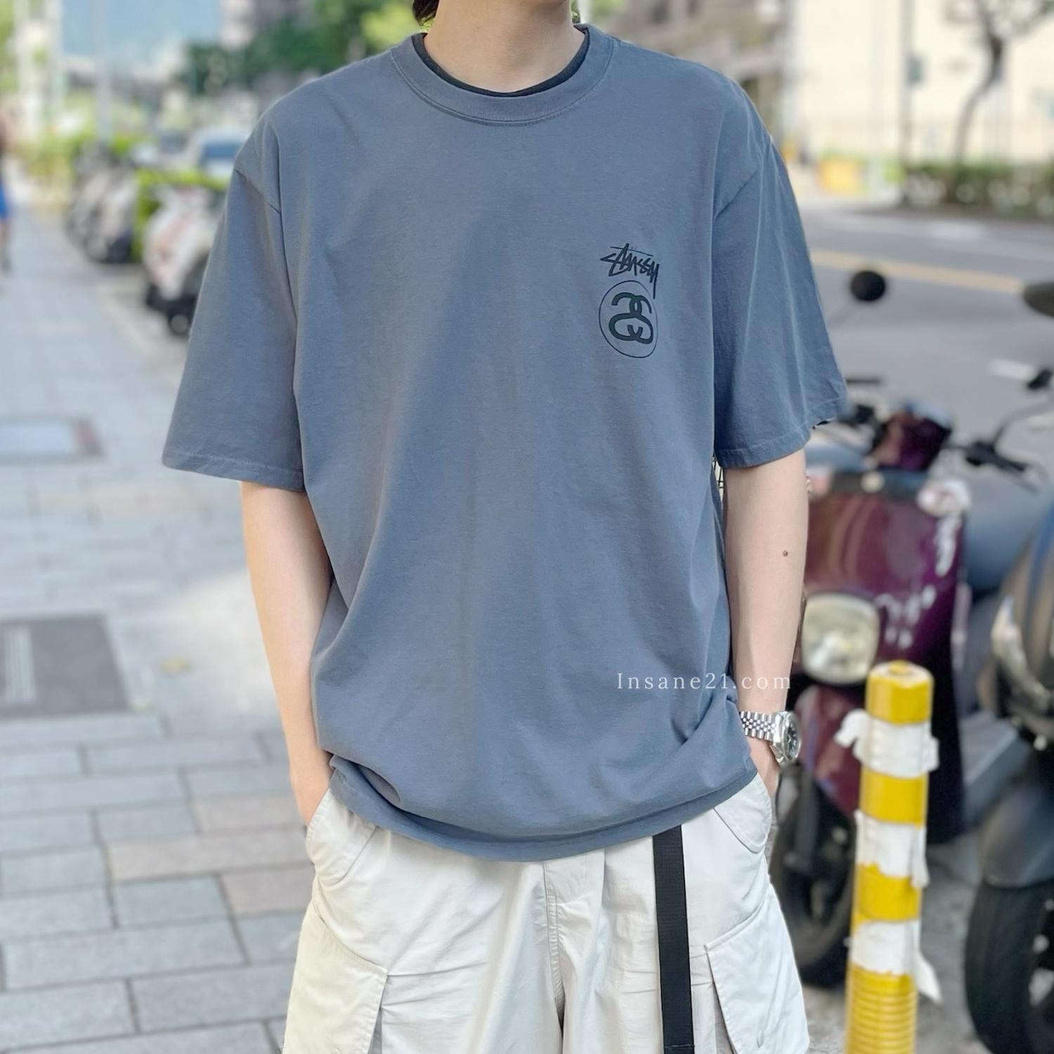 STUSSY 雙S 短袖 前後LOGO 三色 圓領 潮牌上衣 全新正品