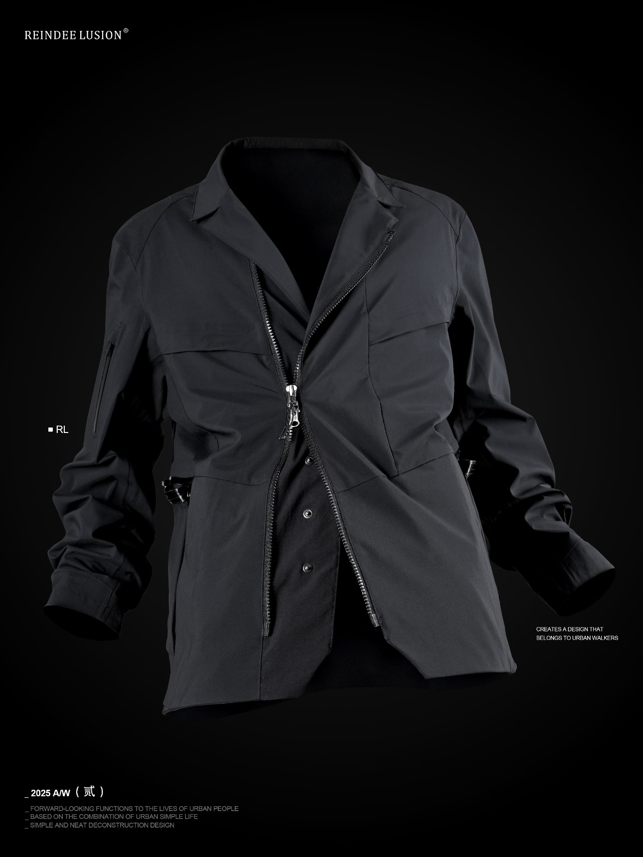 RL | REINDEE LUSION V型翻領POLARTECNeoshell防水透氣機能西裝