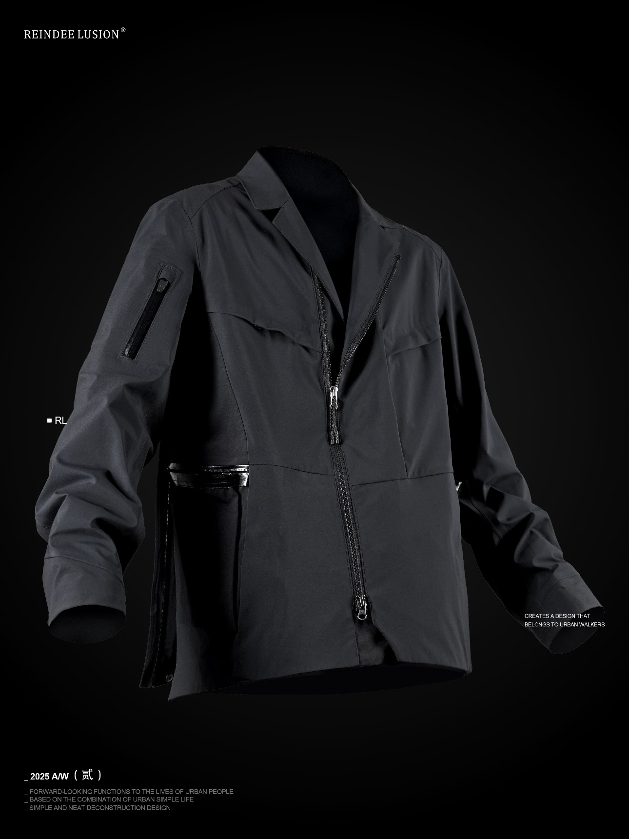 RL | REINDEE LUSION V型翻領POLARTECNeoshell防水透氣機能西裝