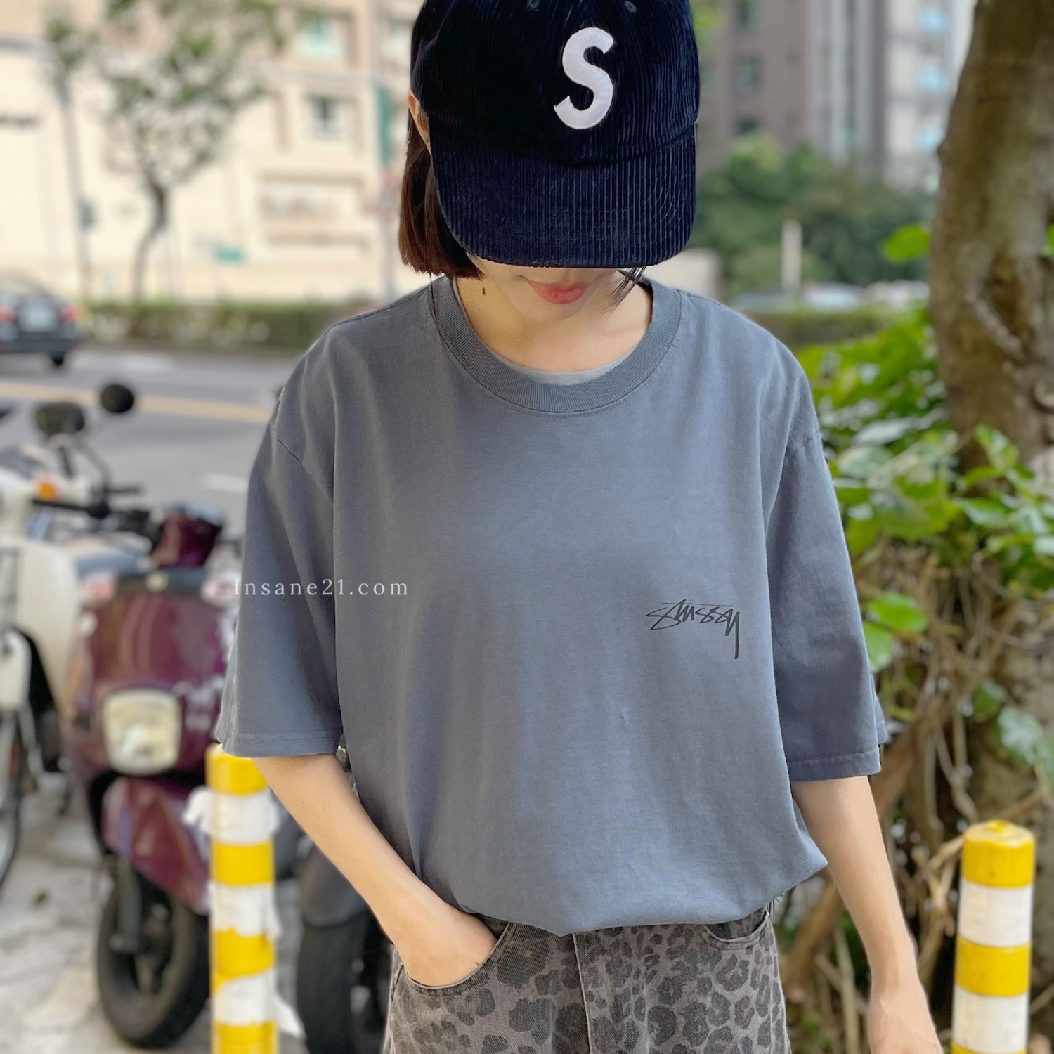 STUSSY 大S蛇 背後大蛇 短袖 上衣 潮牌服飾 男女同款